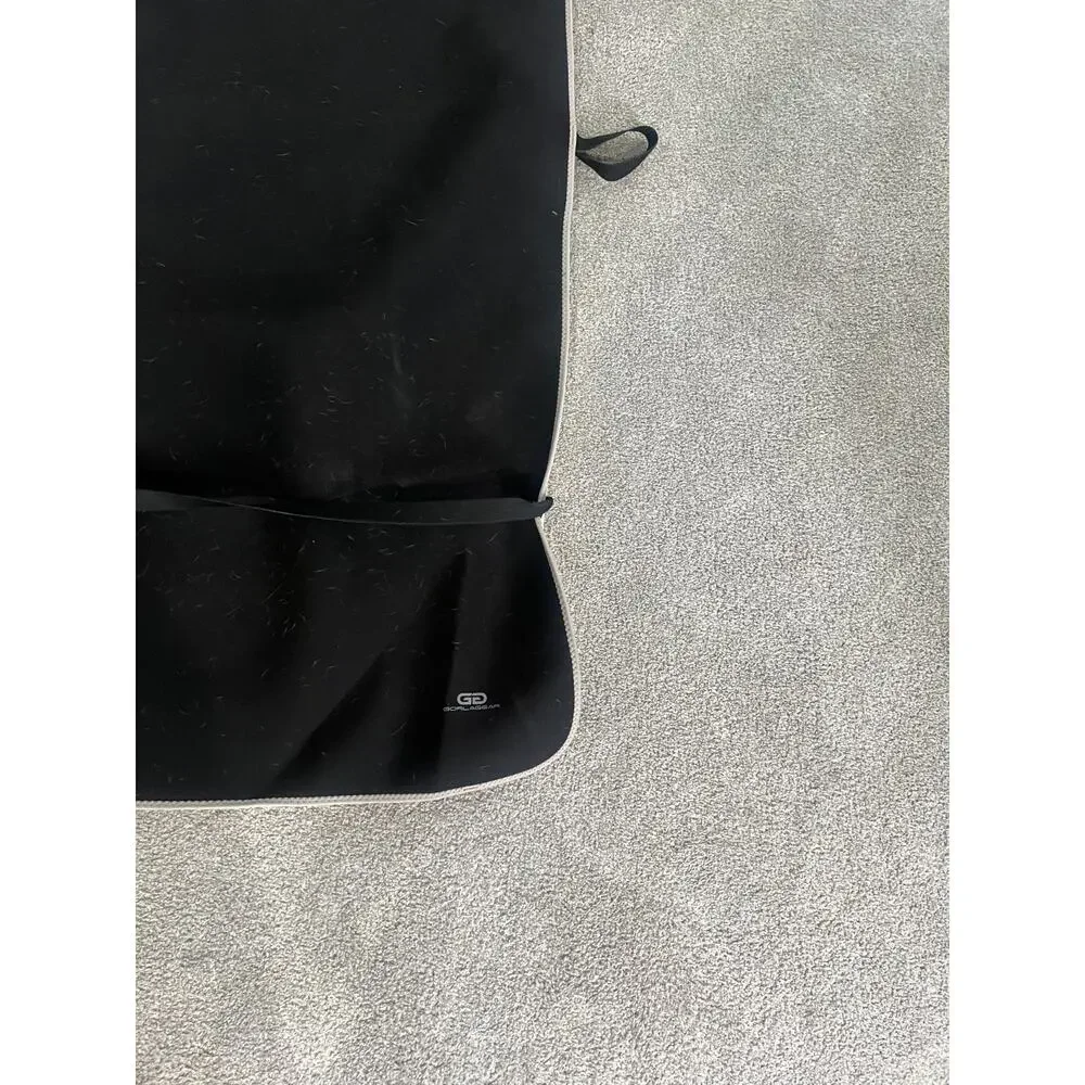 Seat Cover Black Nylon Buckles Animal Universal Fit Waterproof Bucket Seat Dog